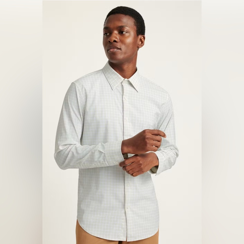Bonobos men’s Daffodil plaid Tech shirt